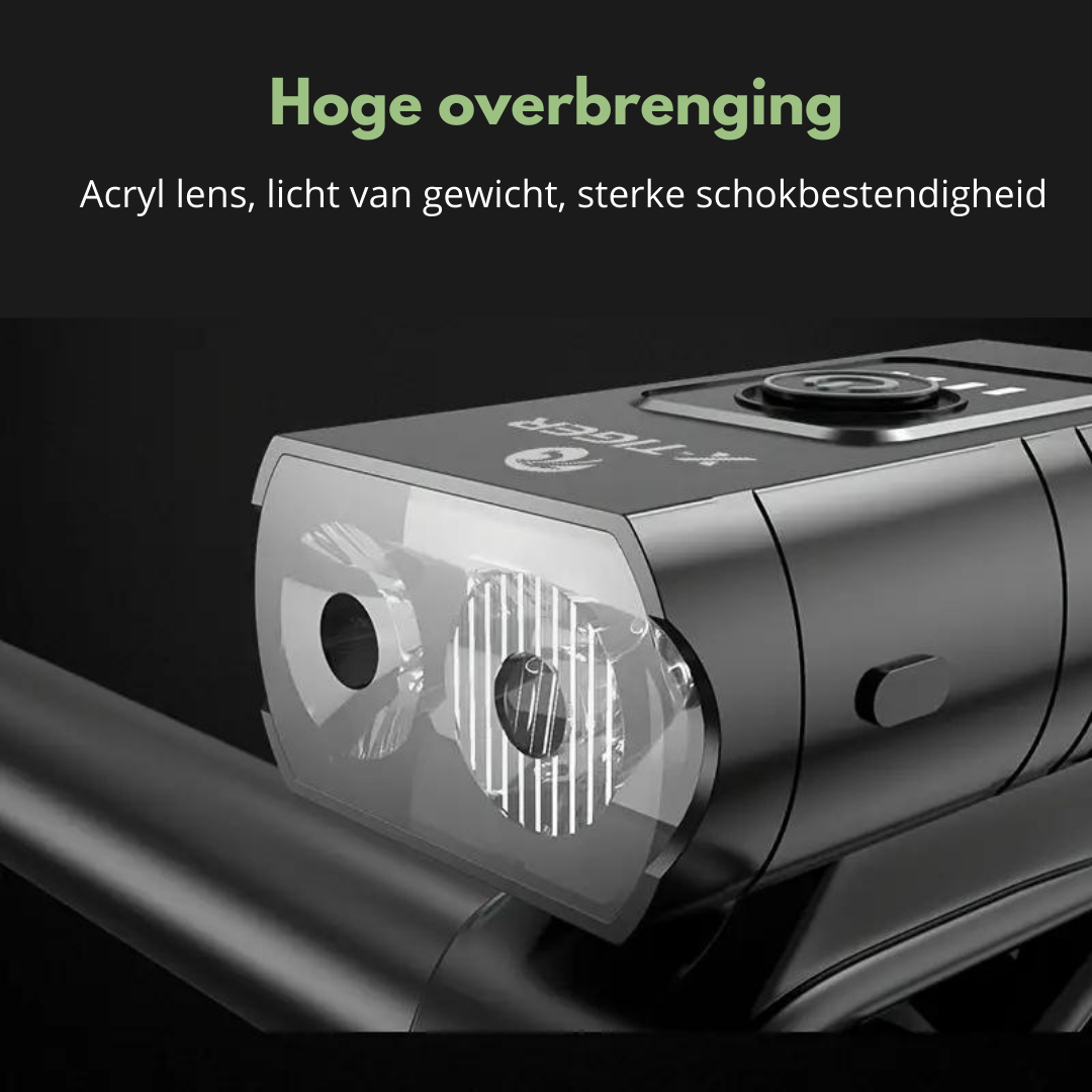 LED Fietsverlichting - 1000 & 500 Lumen - USB Oplaadbaar