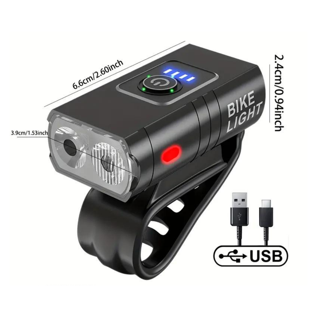 LED Fietsverlichting - 1000 & 500 Lumen - USB Oplaadbaar