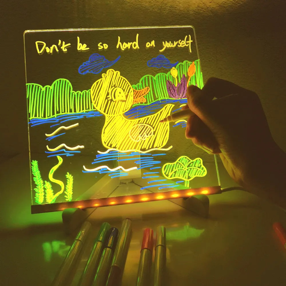 Tekenlicht - Verlichte Fantasieën - Tekenbord
