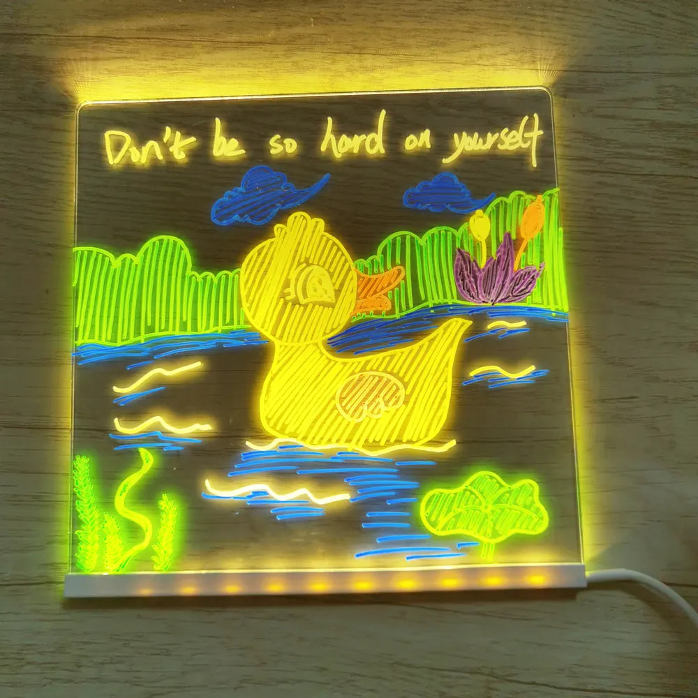 Tekenlicht - Verlichte Fantasieën - Tekenbord