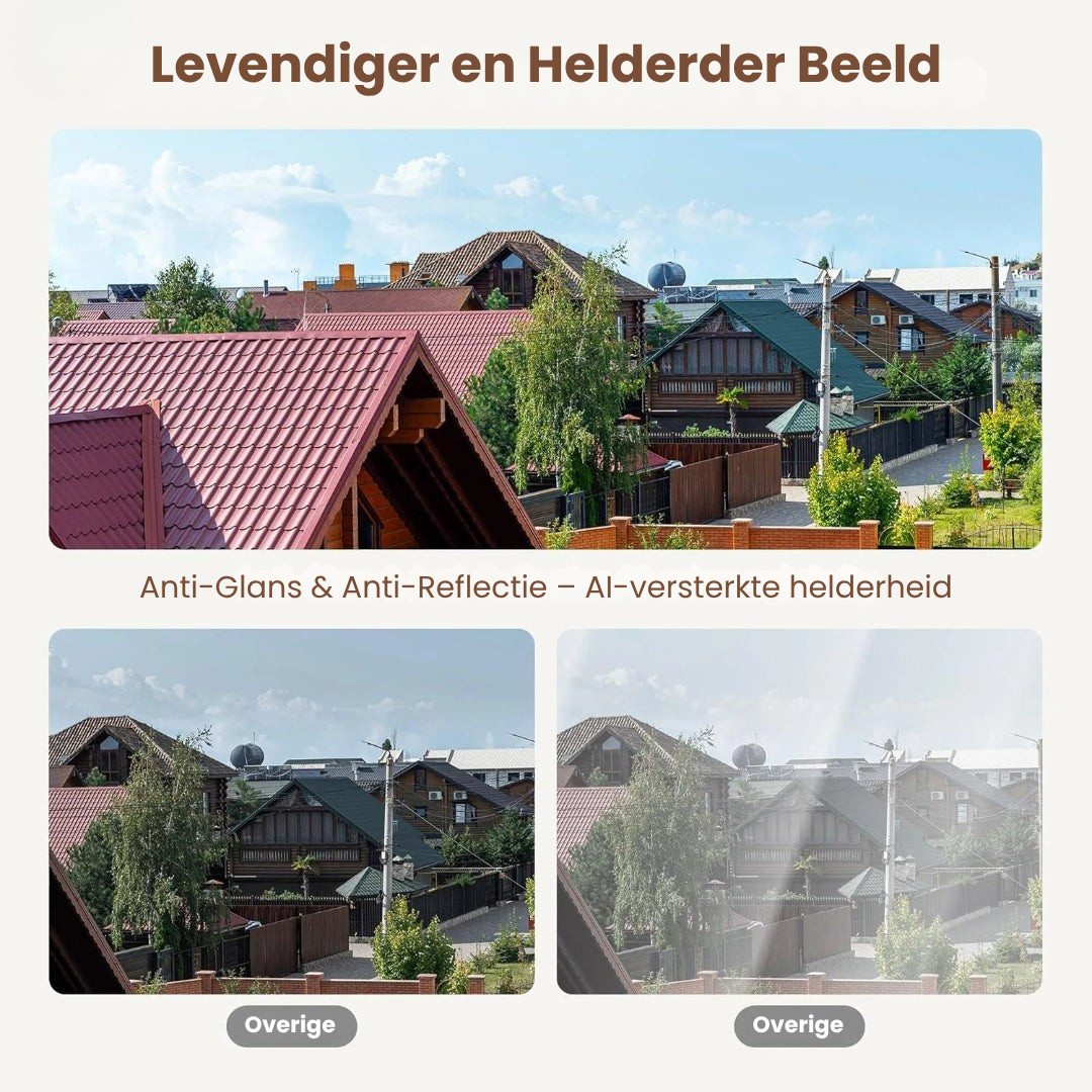 Slimme Beveiligingscamera voor Raam | Nachtzicht & Bewegingsdetectie