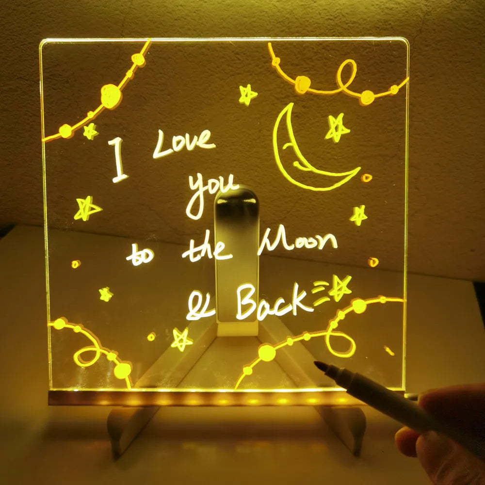 Tekenlicht - Verlichte Fantasieën - Tekenbord