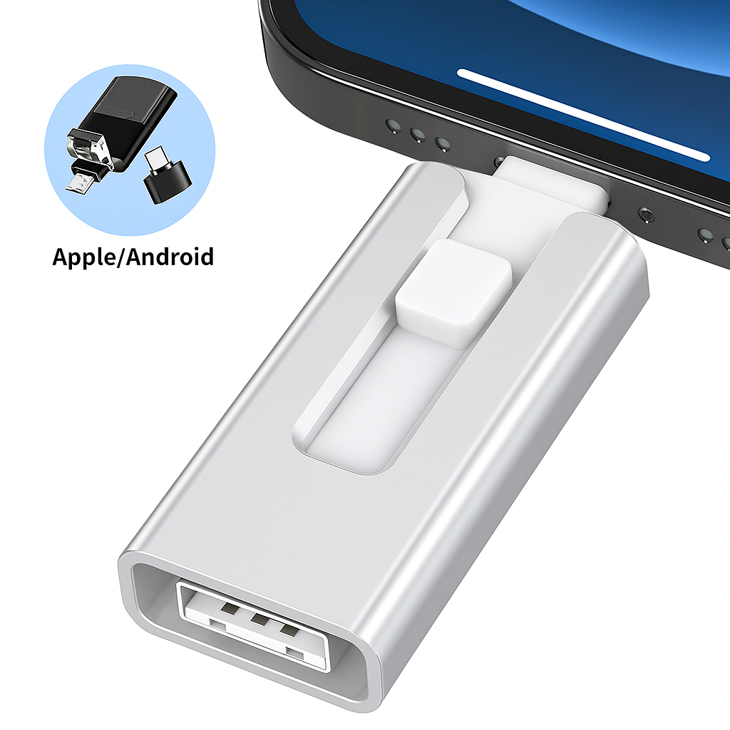 DataPlug – Direct Extra Opslag voor Telefoon | Plug & Play USB/Type-C Stick