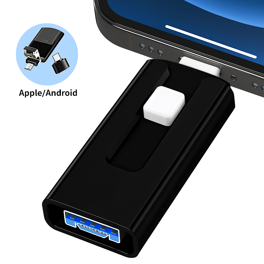 DataPlug – Direct Extra Opslag voor Telefoon | Plug & Play USB/Type-C Stick
