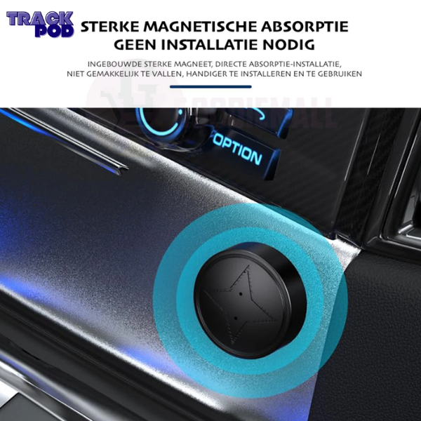 Magnetische GPS Tracker TrackChip – Real-time Locatie voor Auto, Scooter & Fiets
