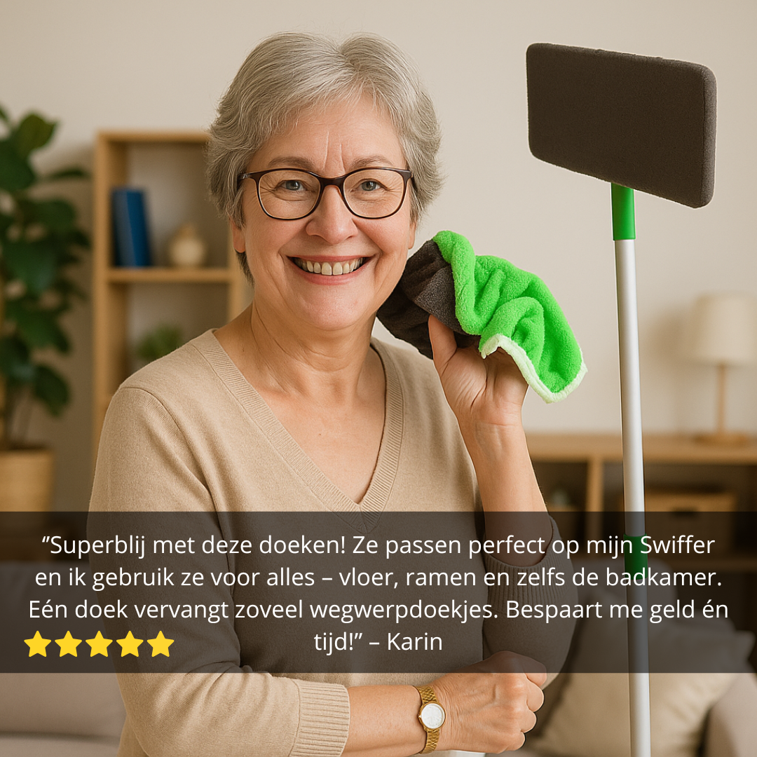 NatureMop Milieuvriendelijke Mop voor Swiffer