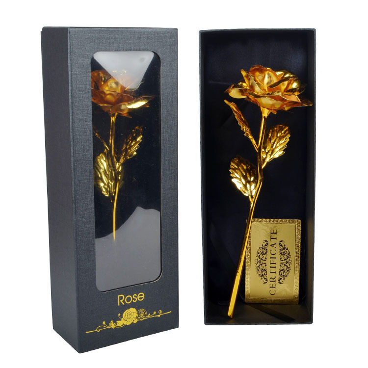 EternaRose - Echte roos gedoopt in 24K goud voor een tijdloos liefdesgeschenk