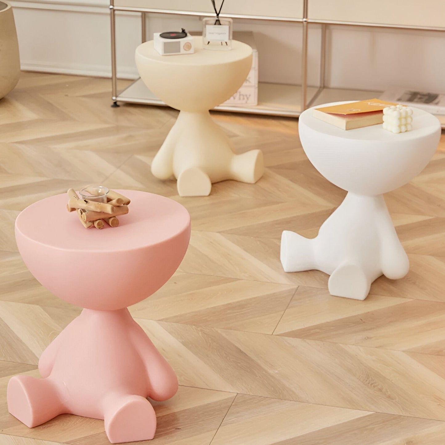 FormaLuxe – Luxe Ronde Salontafel – Moderne Bijzettafel voor Woonkamer & Slaapkamer