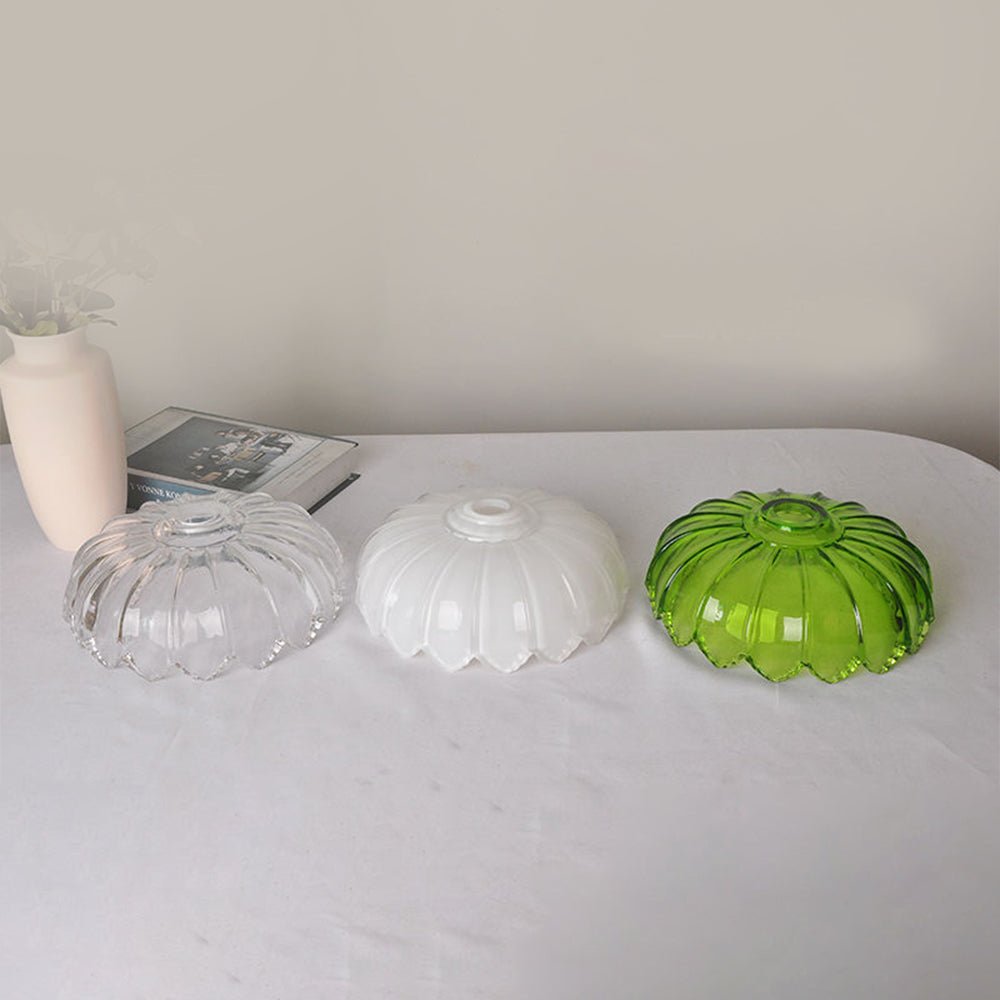 Elegante Glazen Bloem Hanglamp voor Slaapkamer