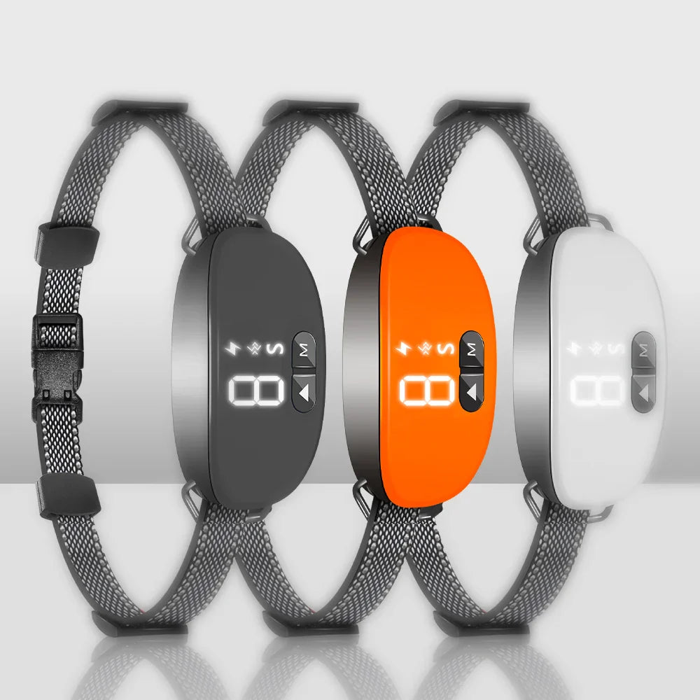 Schoko - Anti-blafhalsband met tril- en geluidssignalen