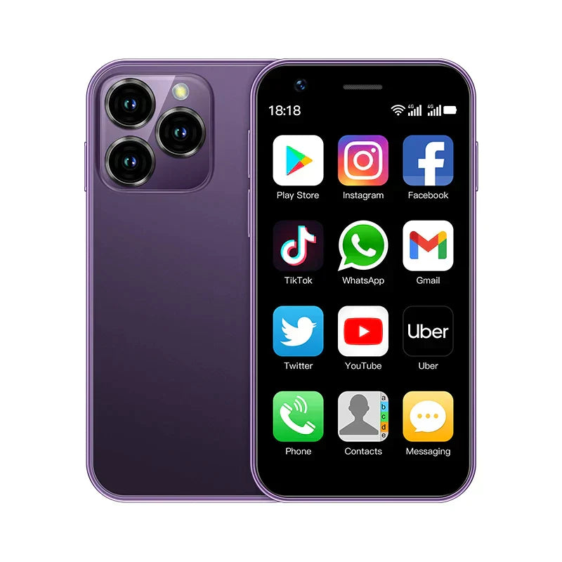 SmartPhone 2.0 – Mini Android Dual SIM Pocket Phone met GPS, WIFI & Touchscreen
