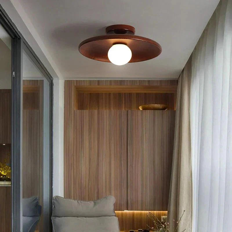 TræLys Houten Plafondlamp – Handgemaakt & Scandinavisch Design