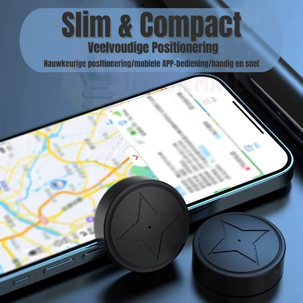 Magnetische GPS Tracker TrackChip – Real-time Locatie voor Auto, Scooter & Fiets