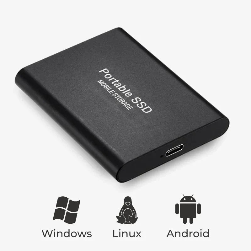 16TB/8TB/4TB/2TB/1TB Ultra Snel Externe SSD & USB 3.1 Plug-and-Play Opslag