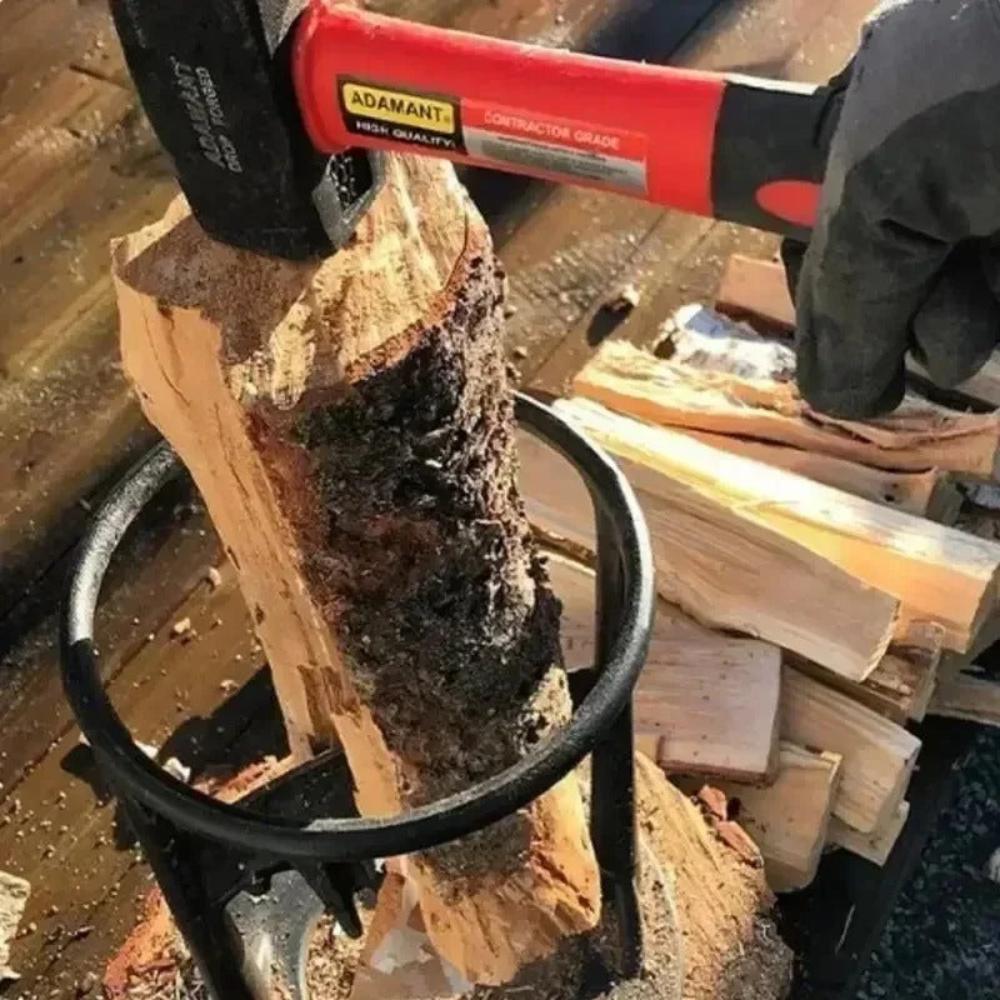 Brandhout Splijter – Handmatige Gietijzeren Kloofmachine voor Houtblokken