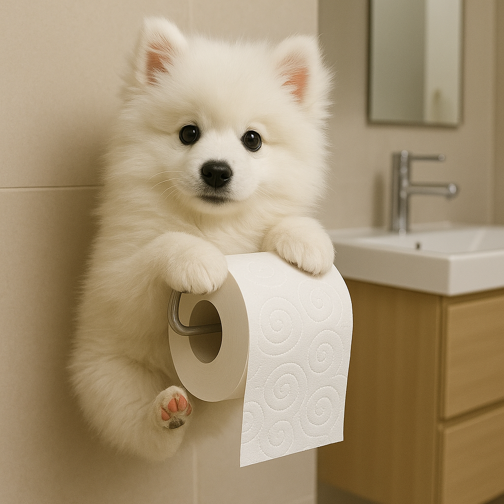 Honden WC Rolhouder