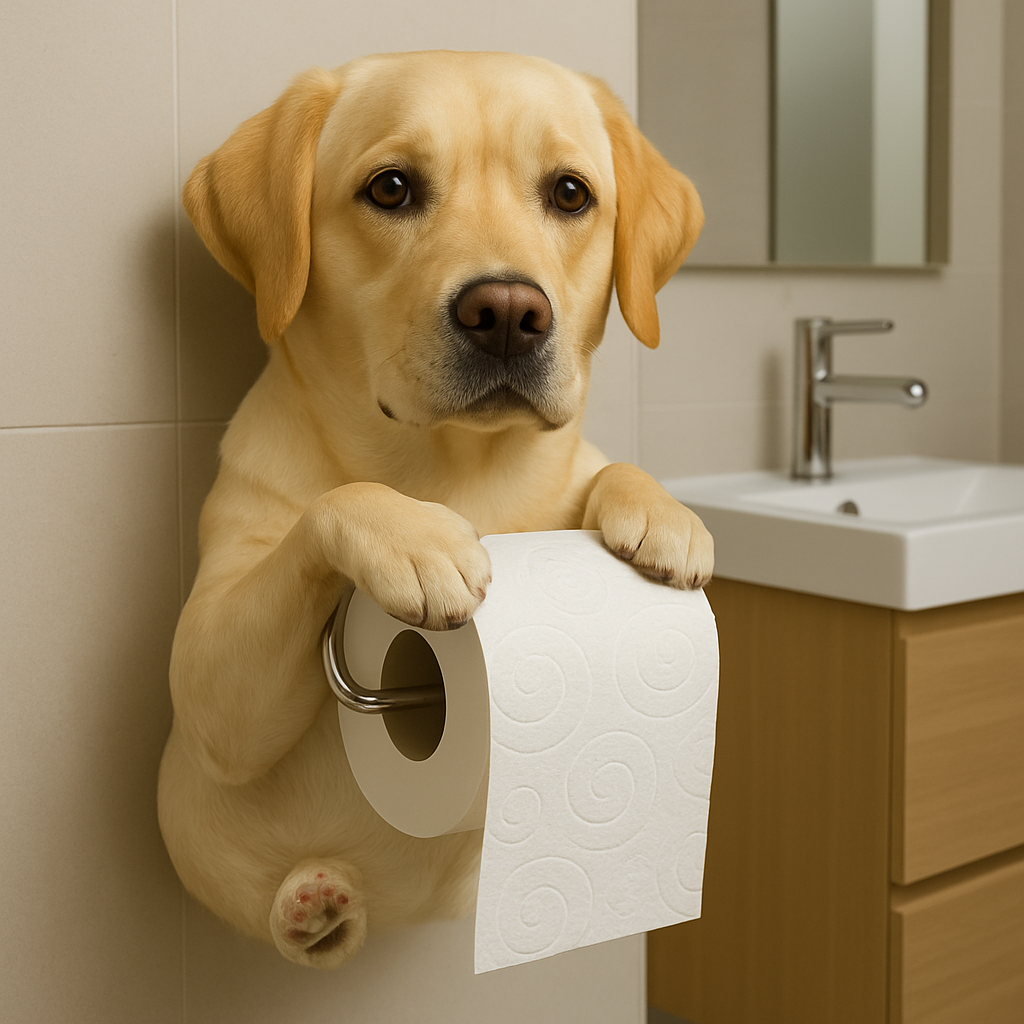 Honden WC Rolhouder