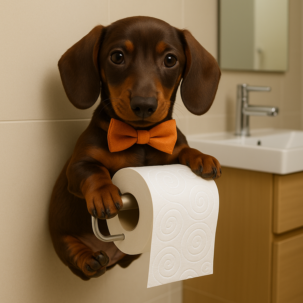 Honden WC Rolhouder