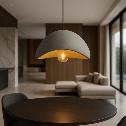 Hanglamp - Minimalistisch Design - Dimbaar - Metaal/Glas - Antraciet/Wit