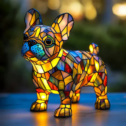 LumiPaw Handgemaakte Lichtgevende Hondenlamp – Sfeerverlichting en Cadeau
