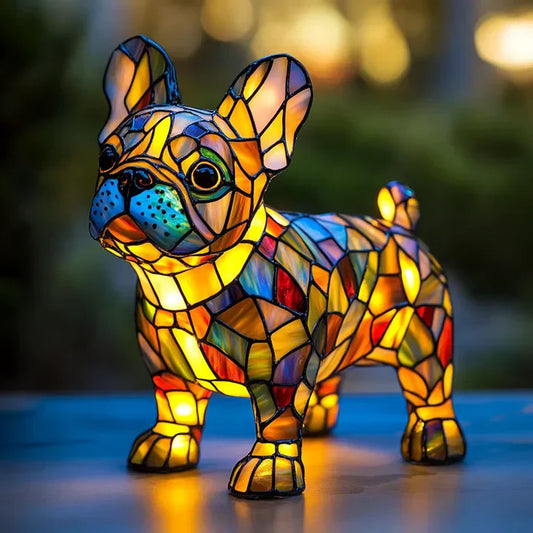 LumiPaw Handgemaakte Lichtgevende Hondenlamp – Sfeerverlichting en Cadeau
