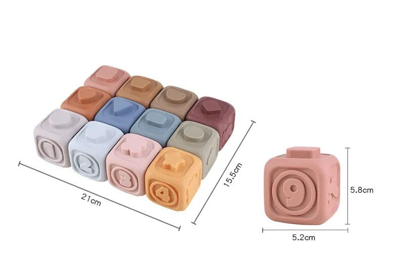 Koala Cubes - Tandvriendelijke toren - Bijtring speelgoed