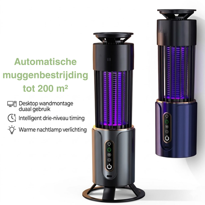 BugFlo Elektrische Muggenlamp UV - LED Insectenlamp Oplaadbaar Binnen Buiten