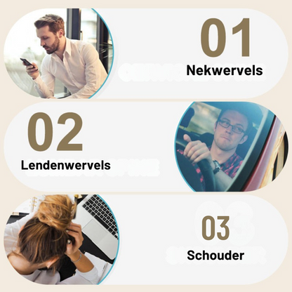 RelaxRoll - Multifunctioneel diep knedend massagekussen met warmte