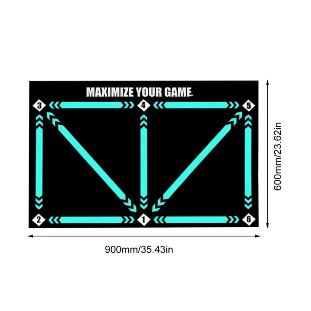 SoccerMaster- Trainingsvoetbal antislip rubberen mat
