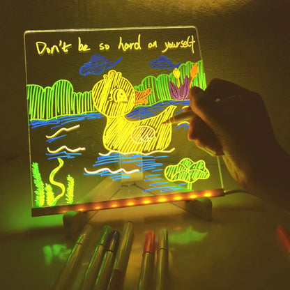 Tekenlicht - Verlichte Fantasieën - Tekenbord