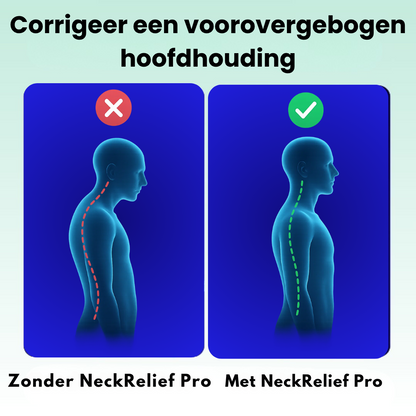 NeckRelief Pro – 3-in-1 Nekpijnverlichting, Houdingcorrectie & Warmtetherapie