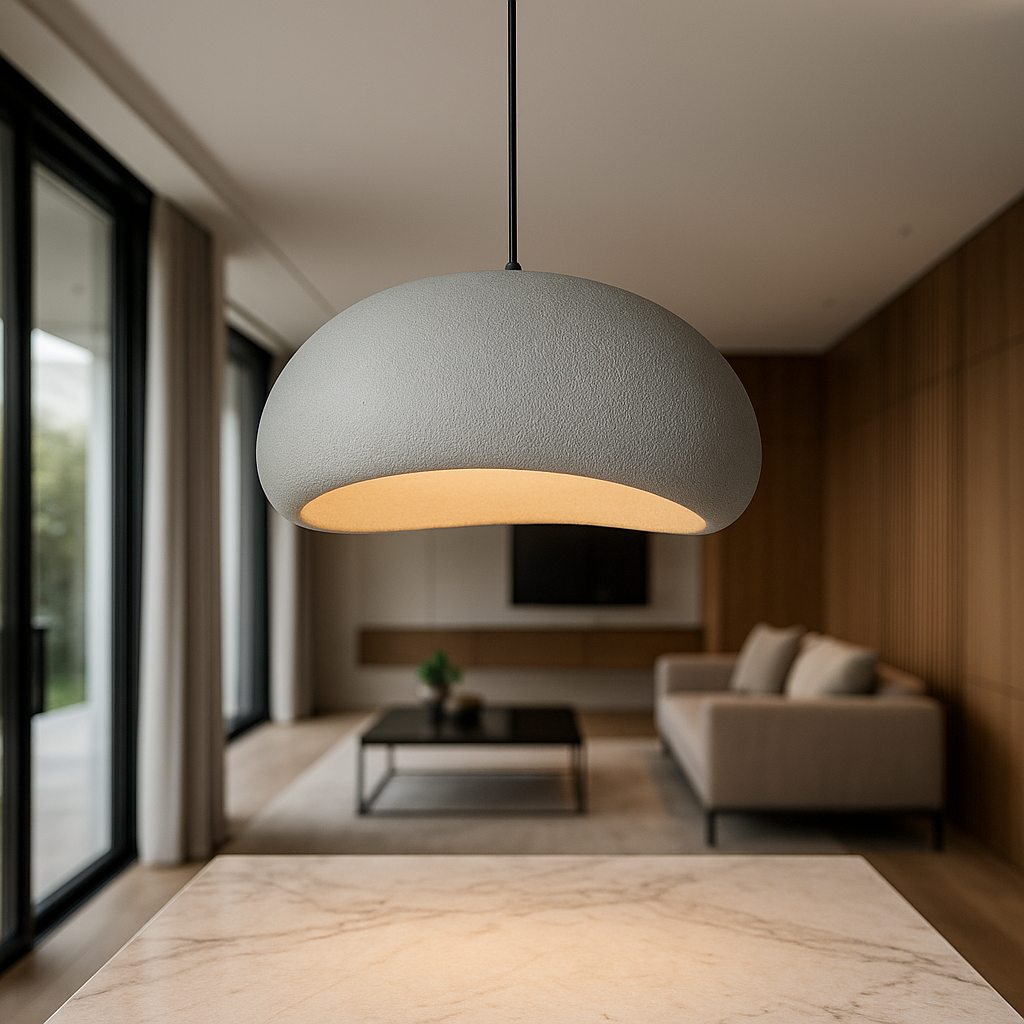 Hanglamp - Minimalistisch Design - Dimbaar - Metaal/Glas - Antraciet/Wit