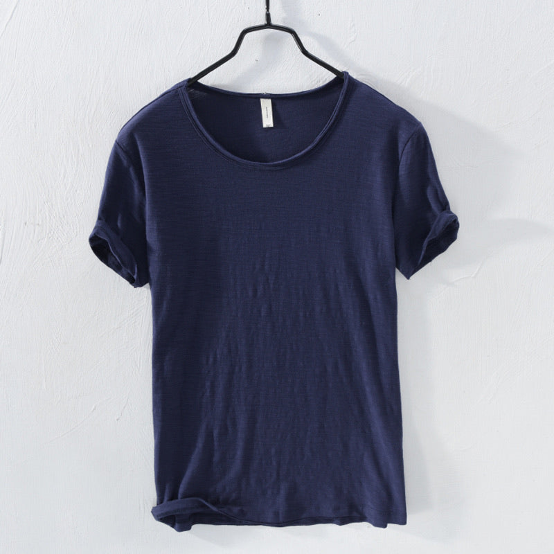 Elijah – Soft touch T shirt met Ronde Hals