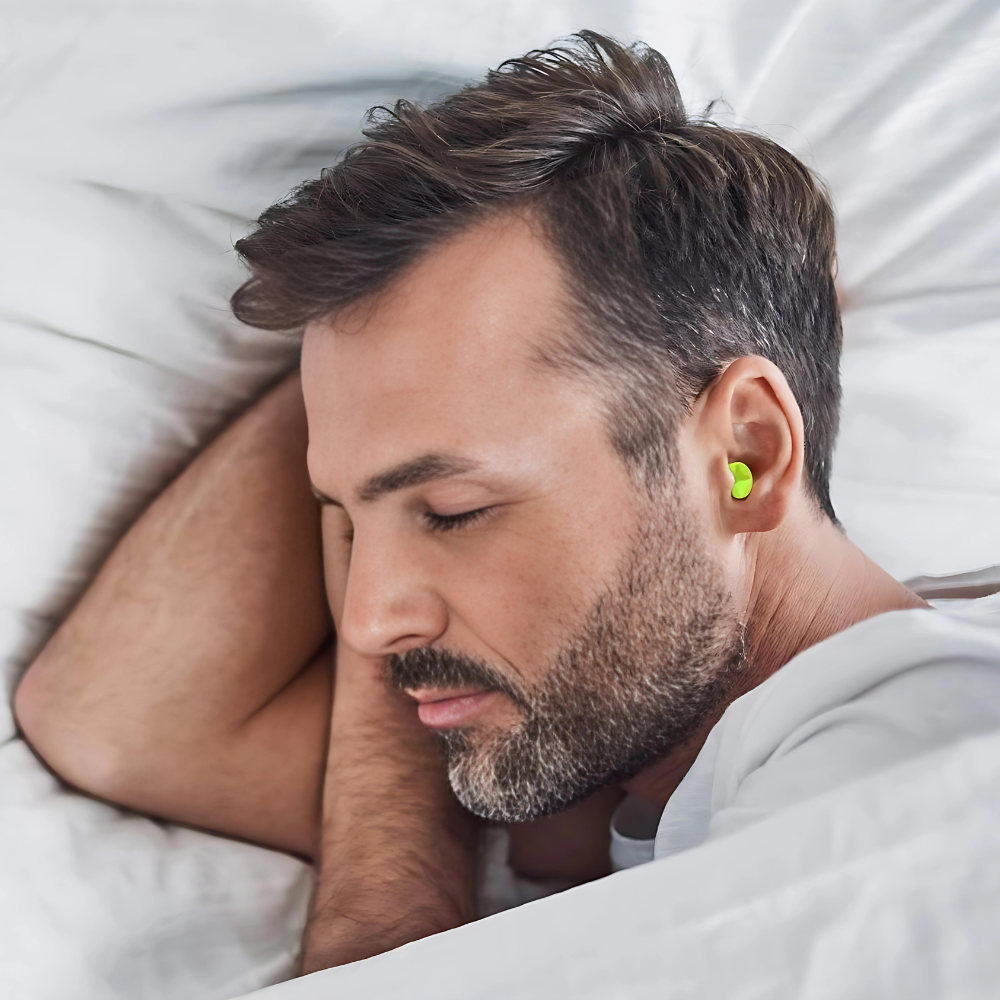 Geluiddempende en waterdichte oordopjes – kneedbaar hypoallergeen comfort voor slaap & zwemmen – geel