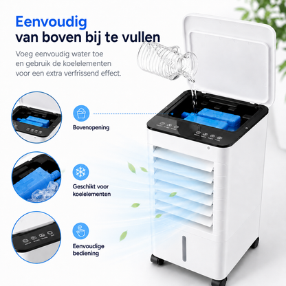 Draagbare Raamloze Aircooler voor Thuis & Kantoor