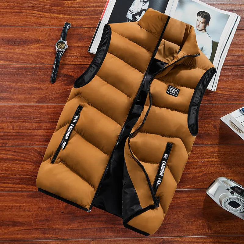 Bodywarmer voor heren - gewatteerd, warm, 6 kleuren, ideaal voor winter