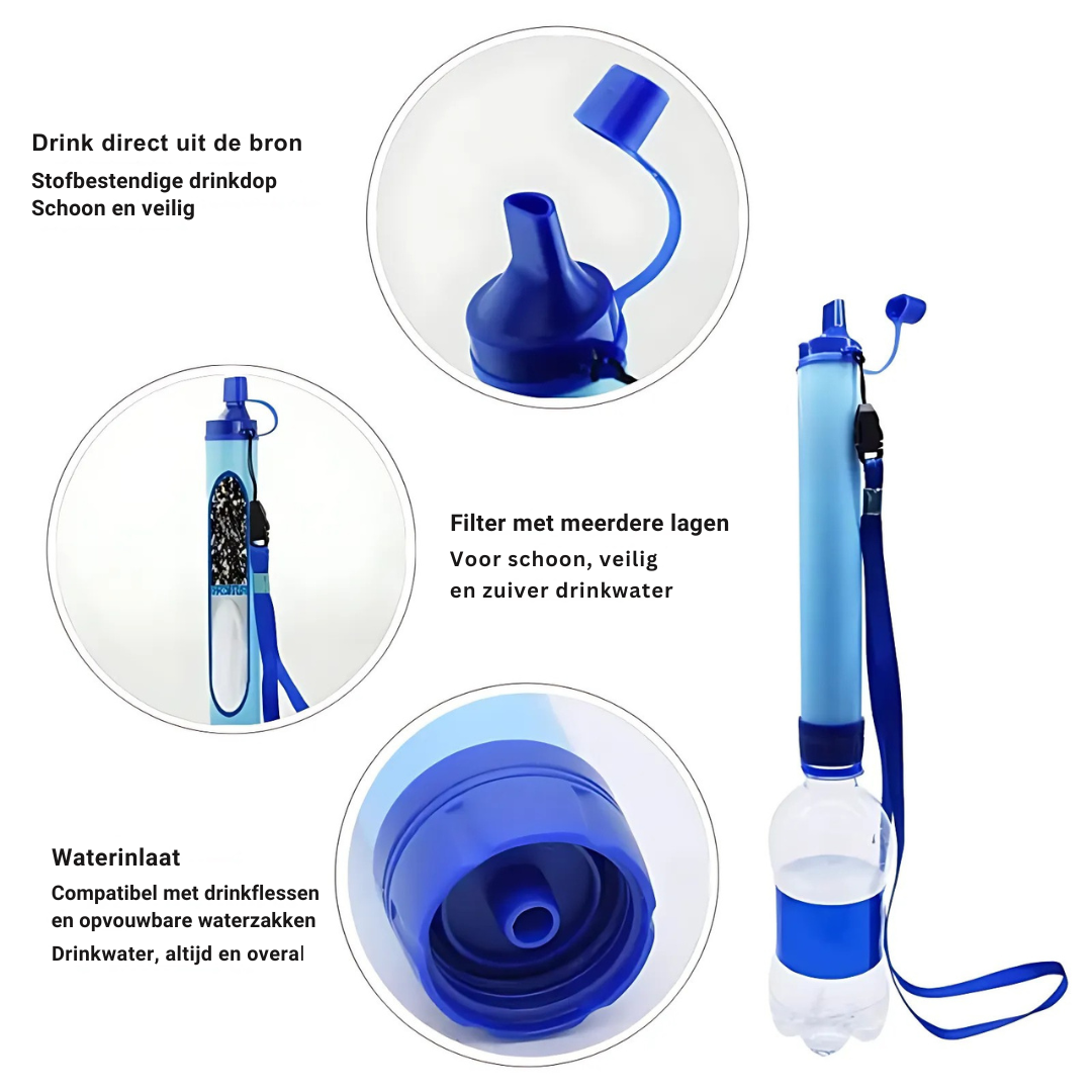 HydroGuard Pro Outdoor OverlevingsFilter Water Zuivering