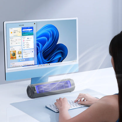 Windee Draagbare Airconditioner 2000mAh - Bladloze Wandventilator