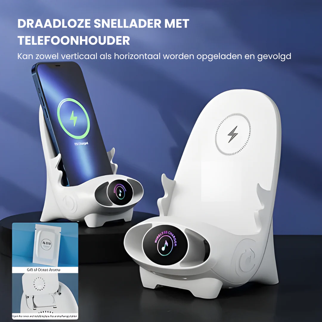 Slimme Mini-Stoel Draadloos Opladen en Entertainment Voor Smartphones en Tablets