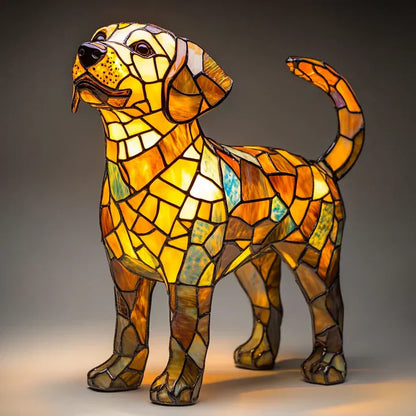 LumiPaw Handgemaakte Lichtgevende Hondenlamp – Sfeerverlichting en Cadeau