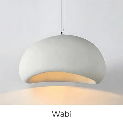 Moderne Wabi Hanglamp – Stijlvolle Hars Kroonluchter