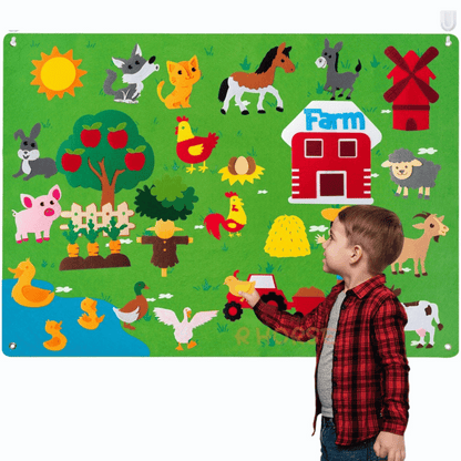 FeltBoard - Eindeloos ontdek- en speelplezier! - Viltbord