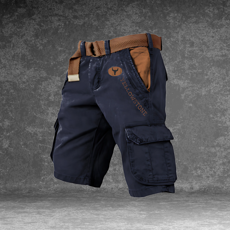 Korte cargo broek heren – Regular fit – Katoenmix – Zomer – Meerdere kleuren