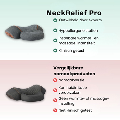 NeckRelief Pro – 3-in-1 Nekpijnverlichting, Houdingcorrectie & Warmtetherapie
