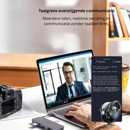 VertaalDopjes Draadloze Bluetooth Oordopjes met AI Vertaalfunctie