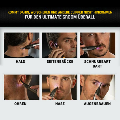 SharpTrim - Ultradunne precisietrimmer voor baard, neus en wenkbrauwen