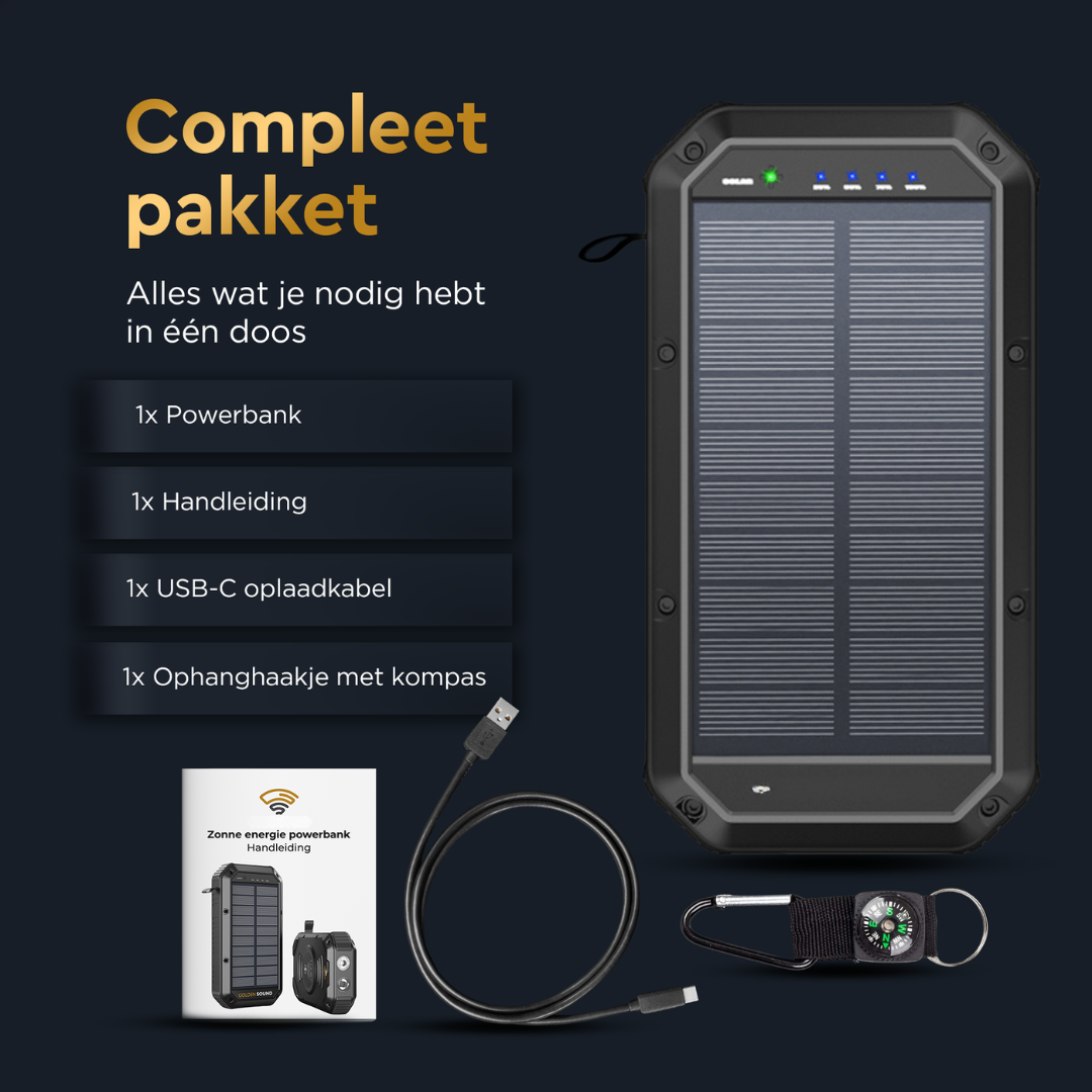 SunCharge Powerbank 30.000 mAh