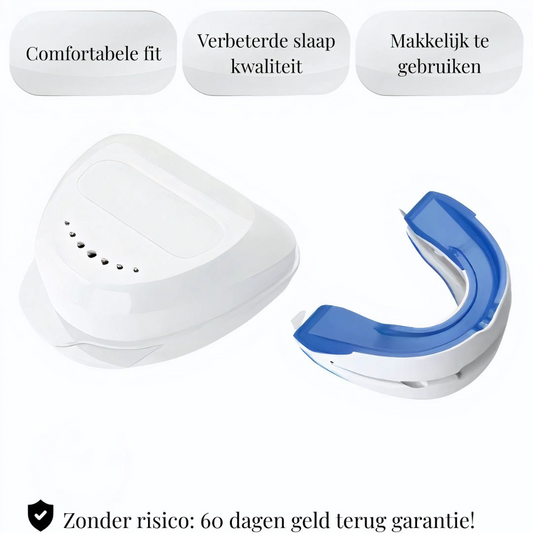 SilentSleep Apneubeugel tegen Snurken & Milde Slaapapneu – Vormbare Snurkbeugel – BPA-vrij & Comfortabel