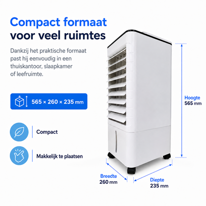 Draagbare Raamloze Aircooler voor Thuis & Kantoor