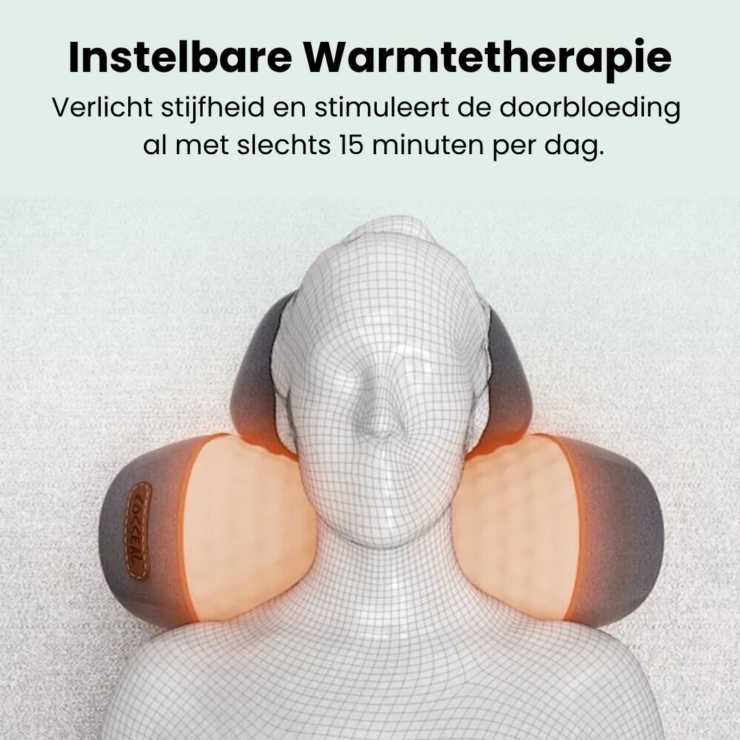 NeckRelief Pro – 3-in-1 Nekpijnverlichting, Houdingcorrectie & Warmtetherapie